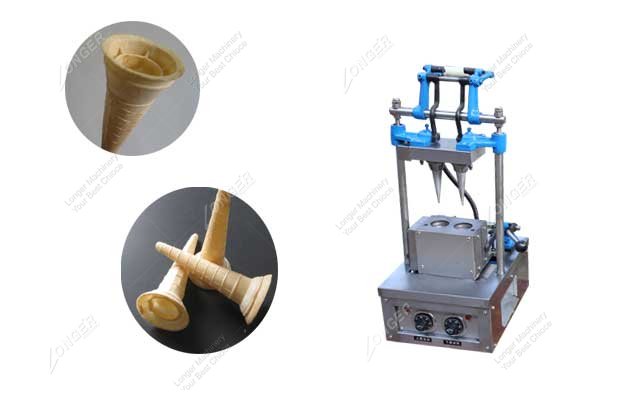 wafer cone making machien with 2 mould