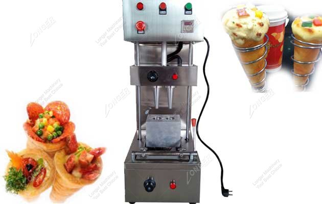 Pizza cone making machine