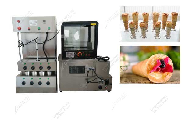 Pizza cone machine