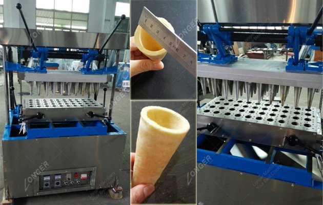 Stainless steel pizza cone machine with 40 mould