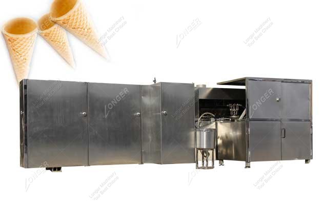 Cone ice cream making machine